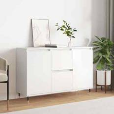 MDF Sideboards vidaXL Black Engineered Wood 104 x 35 x 70 cm Sideboard