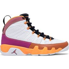 Nike Air Jordan 9 Trainers NIKE Air Jordan 9 Retro Change The World W - White/Cactus Flower/Desert Berry