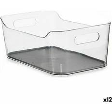 Plástico Organizadores de cubiertos Kinvara Cajones Plástico Reciclado Gris 17 x 10.5 x 24.5 cm - Ordena Tus Cajones Organizador de cubiertos