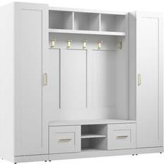 Wardrobes Bush Furniture Hampton Heights Wardrobe 81.2x72.1"