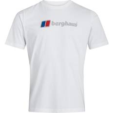 Hiking - White Clothing Berghaus Men's Organic Big Classic Logo Tee - White