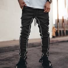 Shein Men Pants Shein Manfinity Men Contrast Piping Drawstring Waist Joggers