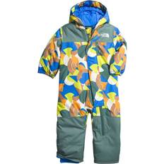 1-3M Snowsuits Children's Clothing The North Face Baby Freedom Snowsuit - Almond Butter Big Abstract Print