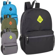 Bags Trailmaker 24 pack wholesale 19 inch backpacks in bulk for kids, black