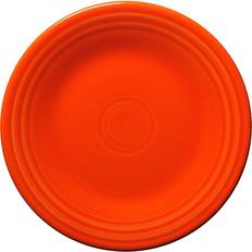 Orange Dessert Plates Fiesta Homer Laughlin Poppy Intro Dessert Plate