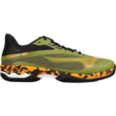 Green Racket Sport Shoes Mizuno Wave Exceed Light Clay Court Shoe Men olive