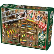 Cobblehill Classic Jigsaw Puzzles Cobblehill Cobble Hill Fishing Lures 1,000-Piece Jigsaw Puzzle