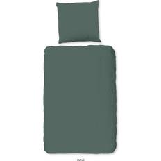 Good Morning Uni Duvet Cover Green (200x135cm)