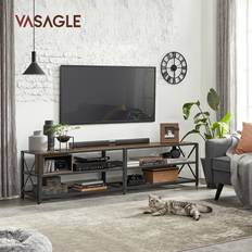 Vasagle tv bänk Vasagle LTV096B01 Rustic Brown&Black TV-bänk 178x52cm