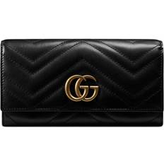 Gucci Geldbörsen Gucci GG Marmont Continental Wallet - Black