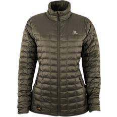 Battery Heated Jackets Fieldsheer Mobile Warming 7.4V Women's Backcountry Heated Jacket - Brown