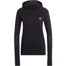 Adidas X-City Running Long Sleeve Sweatshirt - Black/Carbon/Beam Orange