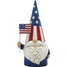 Jim Shore Gnomes Around the World Star Spangled Gnome Figurine