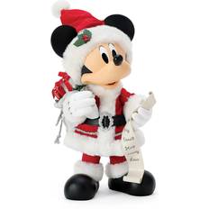 Polyester Figurines Department 56 Secret Santa Mickey Mouse Flerfarvet Dekorationsfigur