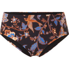 Seafolly Silk Road Wide Side Retro Bikini Bottoms Black