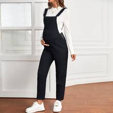 Shein Maternity Solid Overall Jumpsuit Without Tee