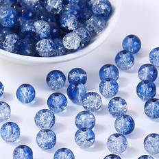 Hobbymaterial Shein 80pcs Two Tone Bead DIY Jewelry Accessory