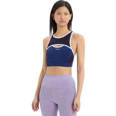 Icebreaker ZoneKnit Sports Bra Women, blå Sportsbh'er 2023