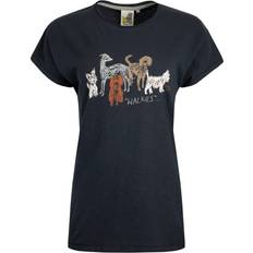 Walkies Organic Graphic T-Shirt Navy