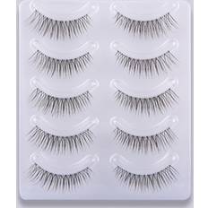 Shein Separated False Eyelashes, 5 pairs 10mm cute cross natural eyelashes