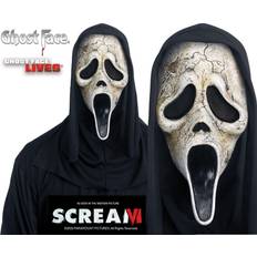 Head Masks Fun World Ghost face aged adult latex mask