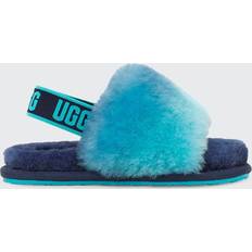 Sandals UGG Girls Fluff Yeah Gradient Girls' Toddler Shoe Blue/Multicolor 11.0