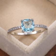 Barn Ringar Shein Cubic Zirconia Decor Ring