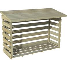 Large Pent Log Store (69795)