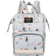Shein 1pc Cartoon Bear Pattern Large Capacity Diaper Bag