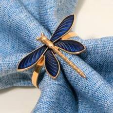 Blue Napkin Rings Shein 6pcs Dragonfly Napkin Servettring