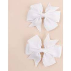 Hair Clips on sale Shein 2pcs Toddler Girls Bow Hair Clip
