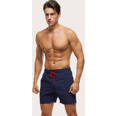 Tyg Badkläder Shein Men Drawstring Waist Swim Trunks