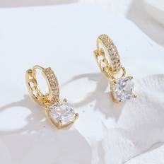 Smycken Shein Cubic Zirconia Decor Earrings