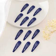 Shein 12pcs Solid Hair Clip For Girls