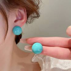 Children Earrings Shein Round Stud Earrings