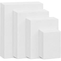 Shein 12pcs Paint Canvases for Painting, 8 x 10 Inches 20 x 25cm Canvas Panels, White Blank Art Canvas Boards for Acrylic Pouring and Oil Painting, Art Su