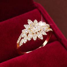 Smycken Shein Cubic Zirconia Decor Ring