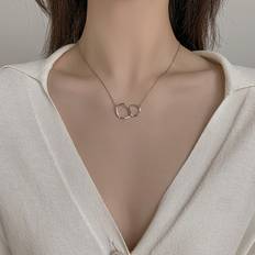 Smycken Shein Circle Decor Necklace