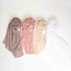 Chiffong Accessoarer Shein Set Solid Color Chiffon Scarf