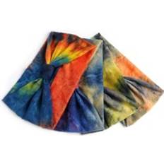 Blue Headbands Shein 4pcs Women Tie Dye Fashion Hair Band