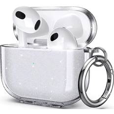 Transparent Headphone Accessories Shein Glitter Clear Case Compatible With AirPods Airpods Not Included AirPods AirPods Pro