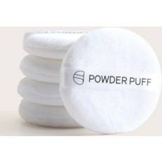 Vita Svampar Shein 5pcs Round Powder Puff