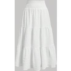 Shein Solid Ruffle Hem Skirt