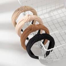 Shein 4pcs Women Knot Detail Wide Headband
