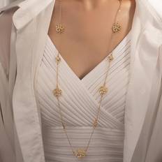 Smycken Shein Floral Decor Necklace