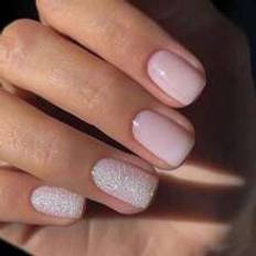 Multicolour False Nails Shein Short Square Press On Nails Pink Purple