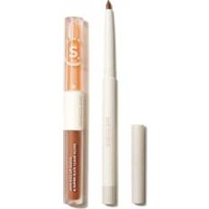 Shein SHEGLAM Soft 90'S Glam Lip Liner And Lip Duo Set-Moody Taupe Lip Set