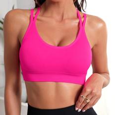 Shein Women Underwear Shein Seamless Crisscross Back Sports Bra