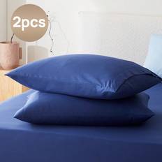 Pillow Cases on sale Shein Supersoft Plain Pillowcases Lightweight 2pcs Pillow Case Blue