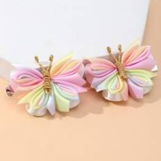 Shein 2pcs Toddler Girls Butterfly Hair Clip